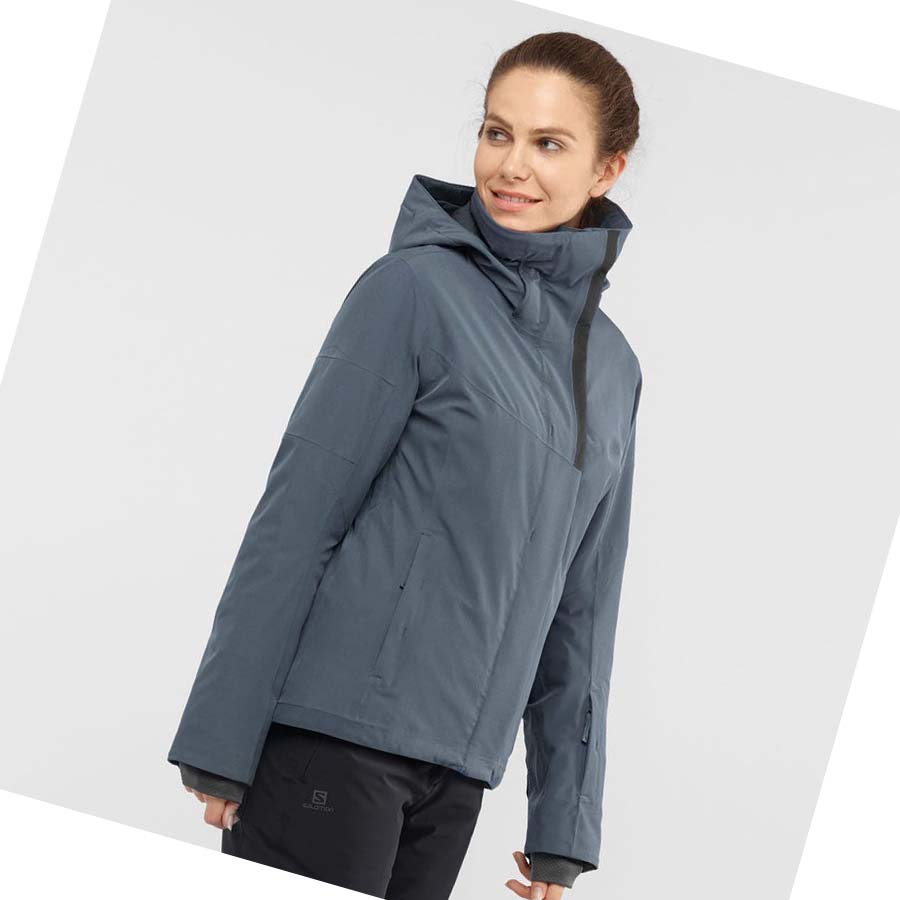 Chaquetas Salomon SPEED INSULATED Mujer Plateados | MX 2442VRW